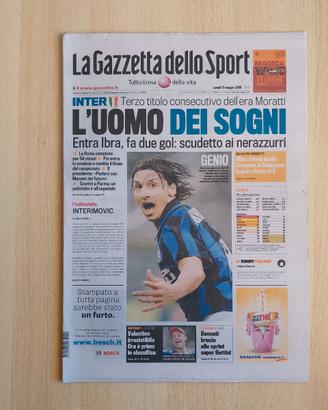 Gazzetta Scudetto Inter 2008