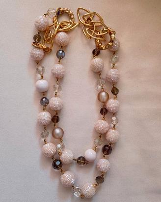 Collana Statement a Doppio Filo 