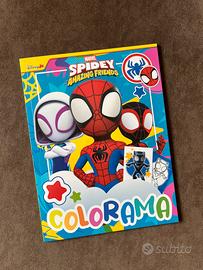 Libro da colorare Spidey e i suoi fantastici amici