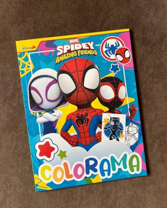 Libro da colorare Spidey e i suoi fantastici amici