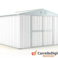 Box struttura lamiera Acciaio 327x307cm bianco