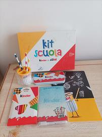 Kinder n.1 kit scuola+ Kinder lavagnetta 