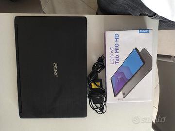 computer Acer e tablet lenovo