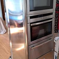Colonna Forno Alpes Inox con elettrodomestici Neff