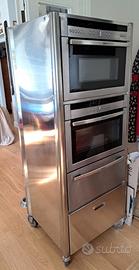 Colonna Forno Alpes Inox con elettrodomestici Neff