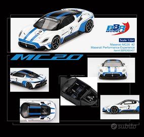 BBR Models Maserati MC20 #2 Mas. Perf. Exp. 1:64
