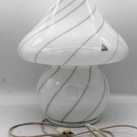 Lampada a fungo in vetro di Murano