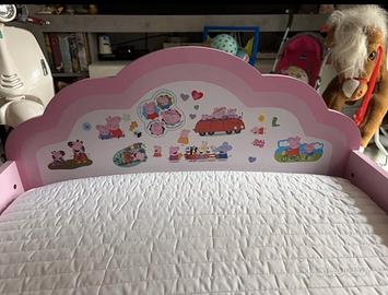Lettino bimba Peppa Pig 140x70