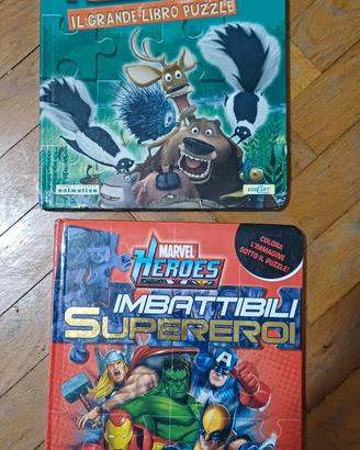 N. 2 libri puzzle per bambini
