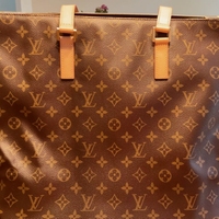 Borsa tote in pelle Louis Vuitton Cabas Mezzo