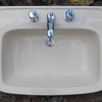 Lavandino a colonna + bidet