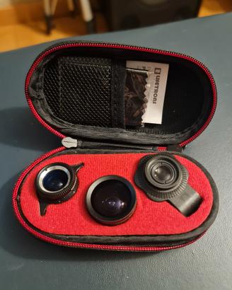 kit lenti espansione per camera smartphone