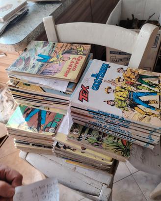fumetti  tex e riviste vecchie 