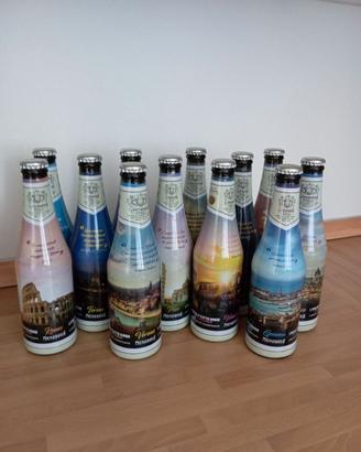 Serie bottiglie menabrea citta