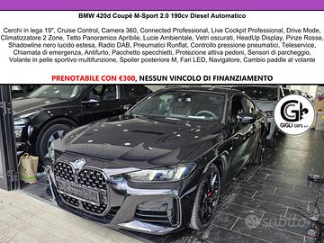 BMW Serie 4 C.19" M-Sport PRO Tetto Navi PDC NEW 