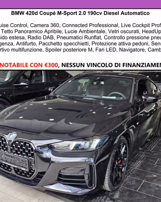 BMW Serie 4 C.19" M-Sport PRO Tetto Navi PDC NEW 