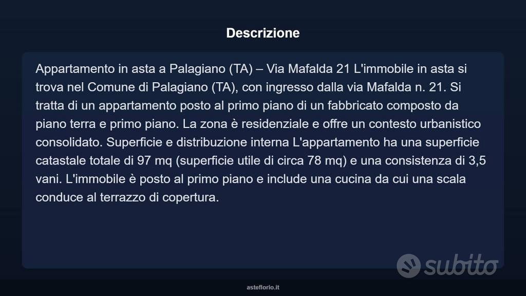 Appartamento – Palagiano, Taranto - Vista 3