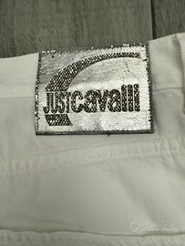 Just cavalli Pantalone bianco denim tg 36 -50