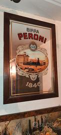 Specchio pubblicitario vintage Birra Peroni 1846 a