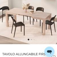 Tavole consolle allungabile
