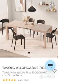 Tavole consolle allungabile