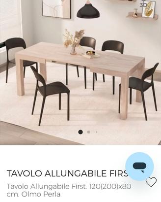 Tavole consolle allungabile