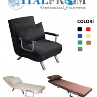 Divano Letto 1 Piazza 67x69x82h Vari Colori