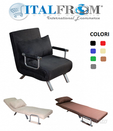 Divano Letto 1 Piazza 67x69x82h Vari Colori