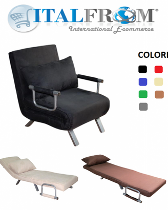 Divano Letto 1 Piazza 67x69x82h Vari Colori
