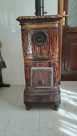 Stufa a legna Castellamonte vintage