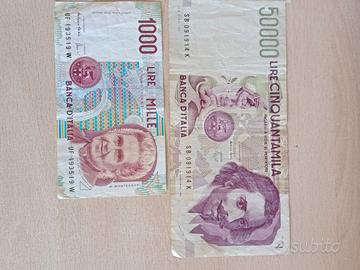 banconote del passato 