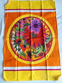 Strofinaccio Vintage Bassetti FlowerPower anni '70