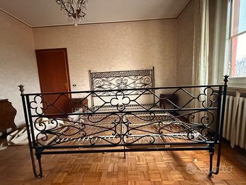 Letto napoleonico antico artigianale