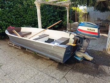 barca da fiume canadian 3.80 con motore a turbina