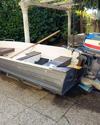 barca da fiume canadian 3.80 con motore a turbina