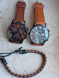 n.2   Orologio polso Geneva nuovo + omaggio bracci