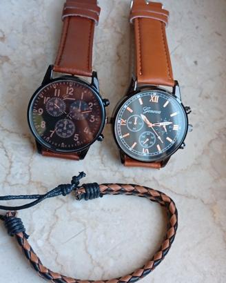 n.2   Orologio polso Geneva nuovo + omaggio bracci
