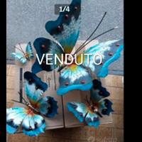 Farfalle in ferro battuto