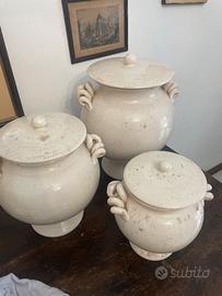 Set vasi ceramica toscana
