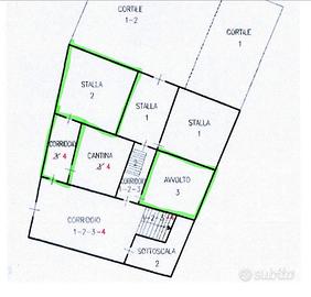 5 locali 3 bagni cantine e sottotetto