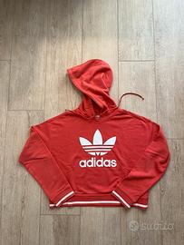 Felpa adidas originals donna con cappuccio