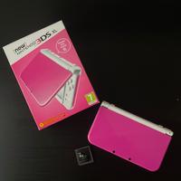 nintendo 3DS XL rosa e bianco
