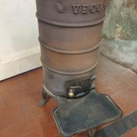 Stufa a cilindro in ghisa " VECO"