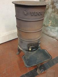 Stufa a cilindro in ghisa " VECO"