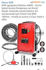 XIIW Sgorgatore Elettrico 400W
