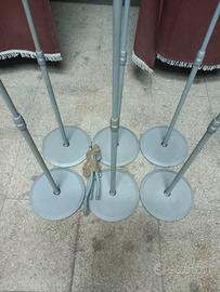 n 6 stativi yamaha  per satelliti 