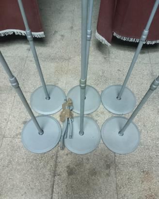 n 4 stativi yamaha  per satelliti 