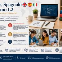 Inglese, spagnolo, italiano L2