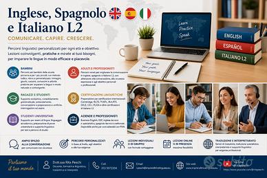 Inglese, spagnolo, italiano L2