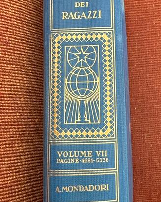 Libro Vintage Enciclopedia dei Ragazzi Mondadori